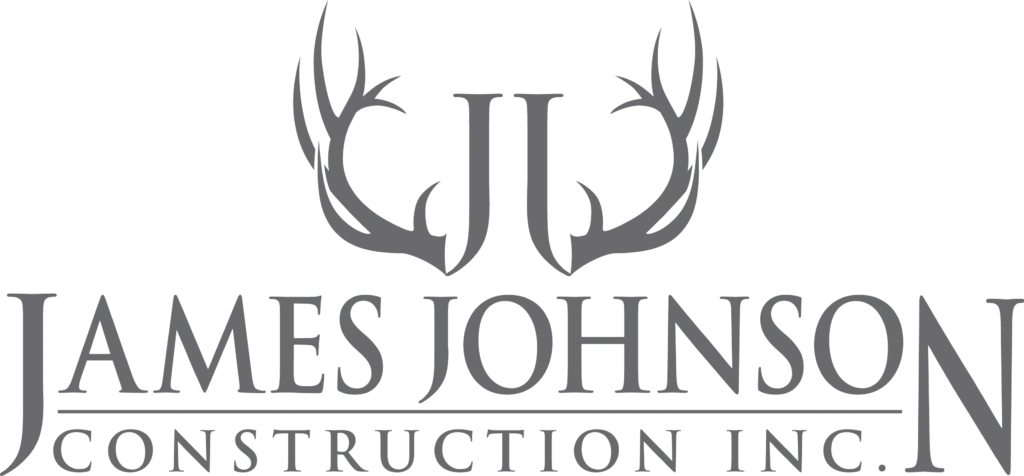 James Johnson Construction Inc. logo with stylized deer antlers