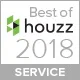 Best of Houzz 2018 Service Award badge