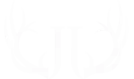 Stylized antlers graphic in light gray